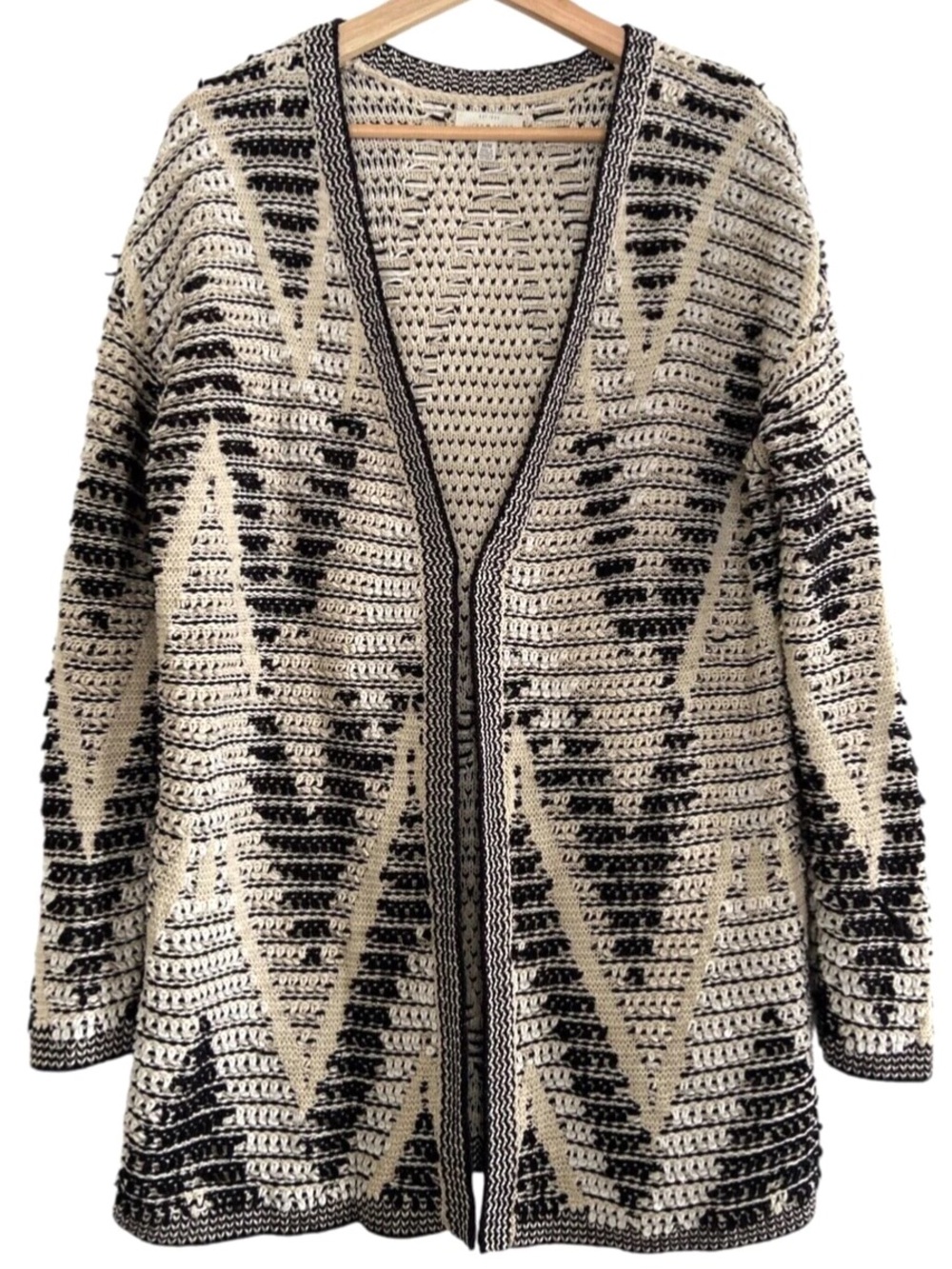 Lucky Brand Novelty Chevron Cardigan